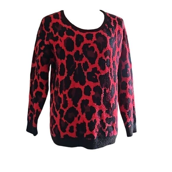 Apt. 9 Leopard Print Sweater - Picture 1 of 7